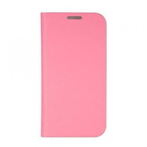 Samsung Galaxy S4 Orjinal Anymode Diary Case Stand Kılıf - Pembe (Outlet)