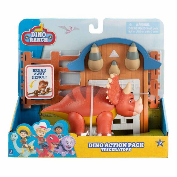 Dino Ranch Aksiyon Paketi Triceratops DNA05000-DNR0020 - 2