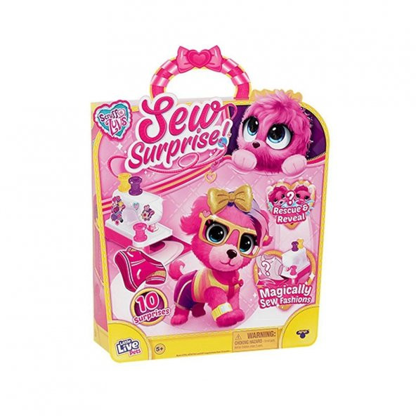 Scruff a Luvs Moda Oyun Seti Pembe CRU06000-30168 - 2