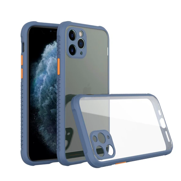 Apple iPhone 11 Pro Life Silikon Kılıf - Mavi