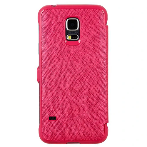 Samsung Galaxy S5 Orjinal AnyMode View Kılıf - Pembe - Resim 2