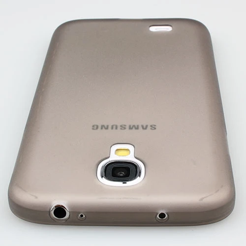 Samsung i9500 Galaxy S4 Süper Slim Kılıf 0.3 mm - Gri - Resim 4