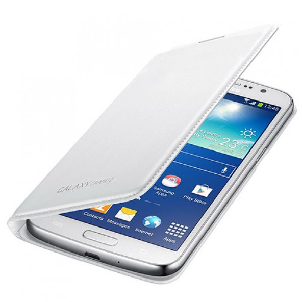 Samsung G7100 Galaxy Grand 2 Flip Wallet Orjinal Kılıf Beyaz EF-WG710BWEGWW (Outlet) - 4