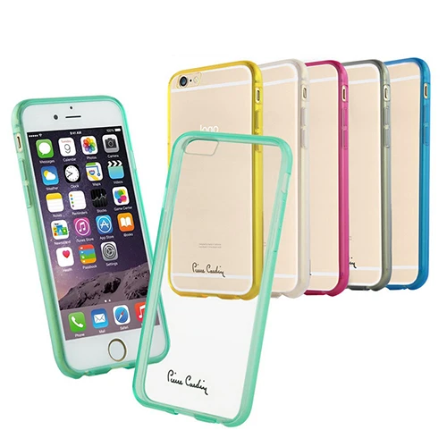 Pierre Cardin Apple iPhone 6 Kılıf Silikon Arka Koruma - Pembe PCZ-S05 - 3