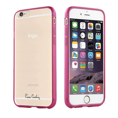 Pierre Cardin Apple iPhone 6 Kılıf Silikon Arka Koruma - Pembe PCZ-S05
