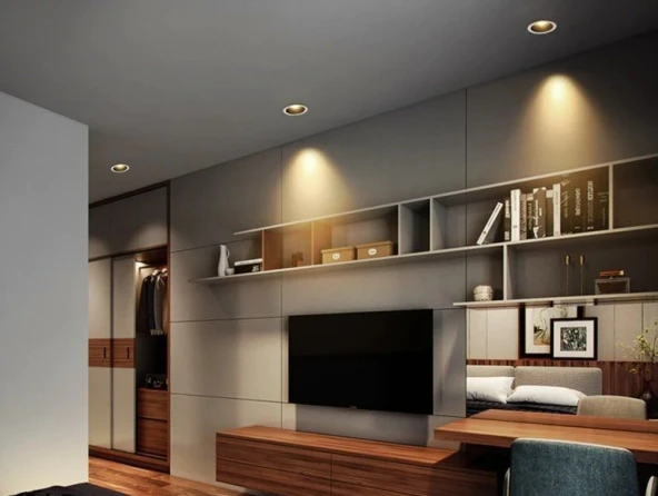 3 ADET CATA CT 5041 Siyah Spot Kasa - Resim 2