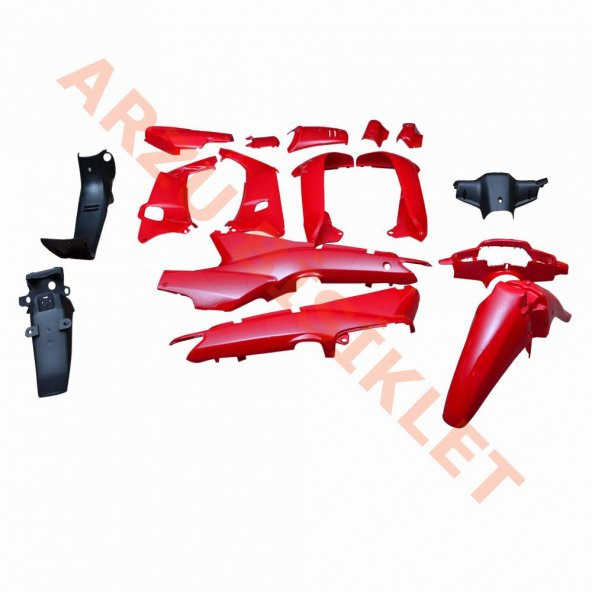 RAMZEY C100 LİFAN 100 KAPORTA SETİ 18 PARÇA KIRMIZI