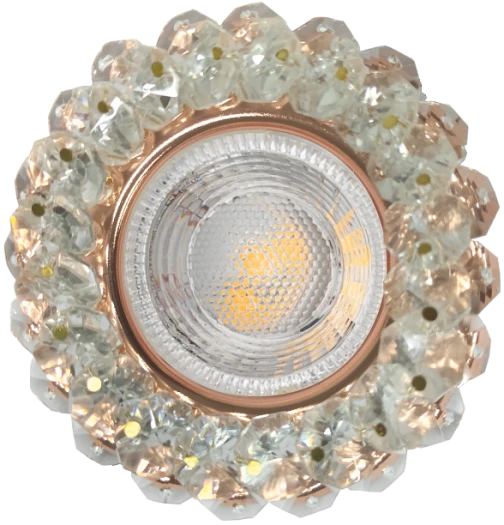 2 ADET CATA CT 6596 Papatya Kristal Cam Spot Kasası