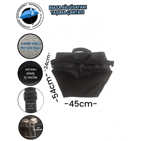 SEVBAGS MASA BİLGİSAYARI KASA TAŞIMA ÇANTASI - 3