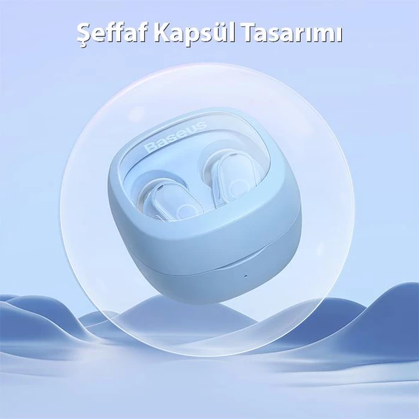 Baseus BT 5.3V HİFİ Ses Destekli Dokunmatik Mikrofonlu Bluetooth Kulaklık, Mega Ses Güçlü 300Mah - 7