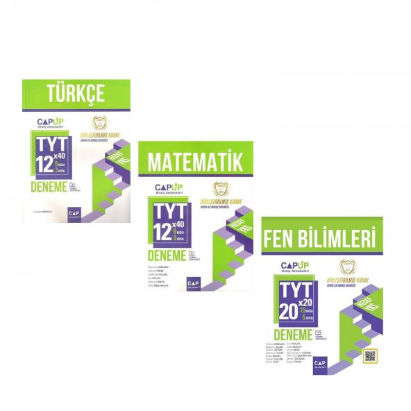 Çap Yayınları TYT Sayısal Deneme Seti 3 Kitap