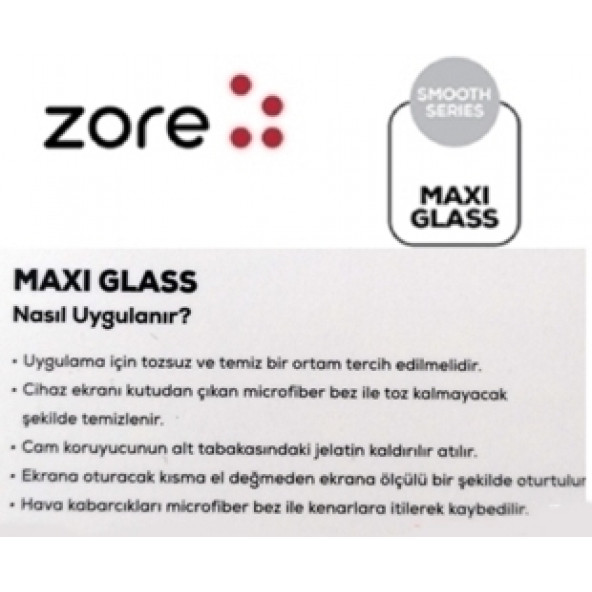 General Mobile GM 21 PRO Model Cep Telefonu Ile Uyumlu Maxi Glass Temperli Cam Ekran Koruyucu - 2