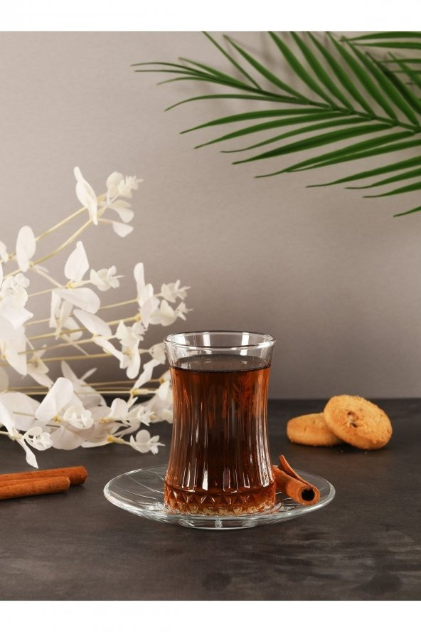Paşabahçe elysia kristal çay bardağı seti takımı - 12 parça çay seti 950054 - 3