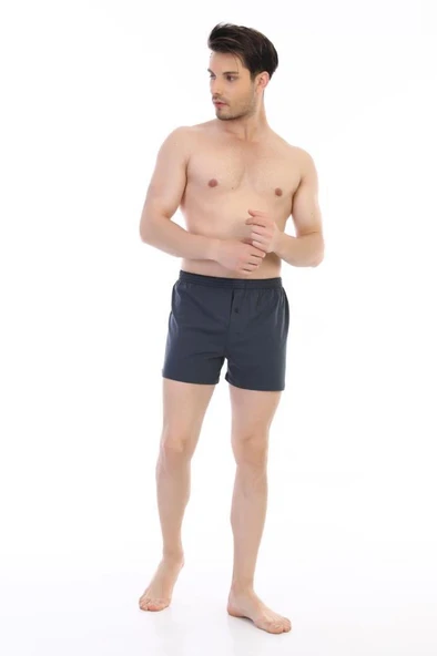 Çift Kaplan Erkek Pamuklu Penye Boxer 805 - 5