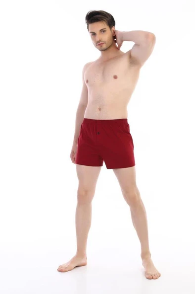 Çift Kaplan Erkek Pamuklu Penye Boxer 805 - 6
