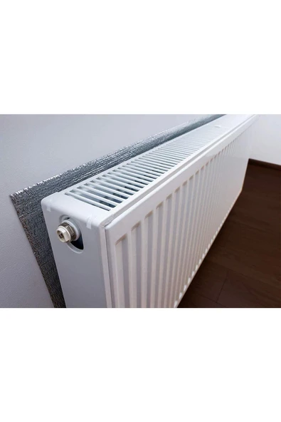 5 Adet Alüminyum Folyolu Radyatör Petek Arkası Isı Yalıtım Izolasyon Levhası 50x100 cm Kalınlık:10mm