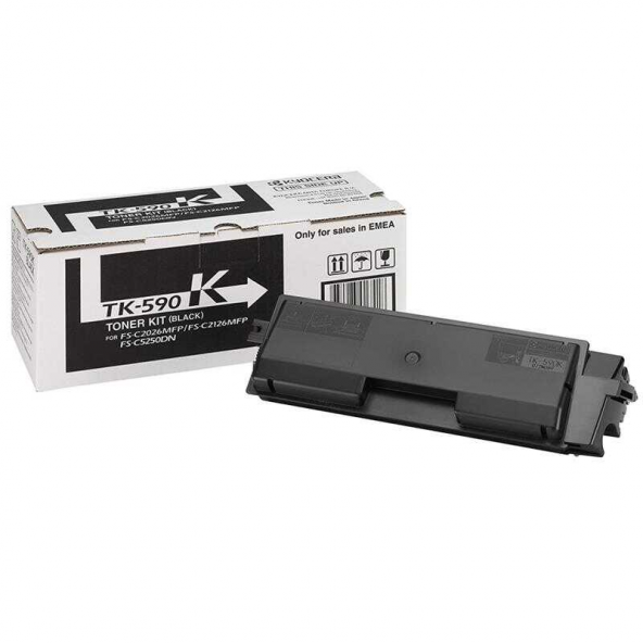 Kyocera Mita TK-590 Orjinal Siyah Toner FS-C 2026-2126-2526-5250-