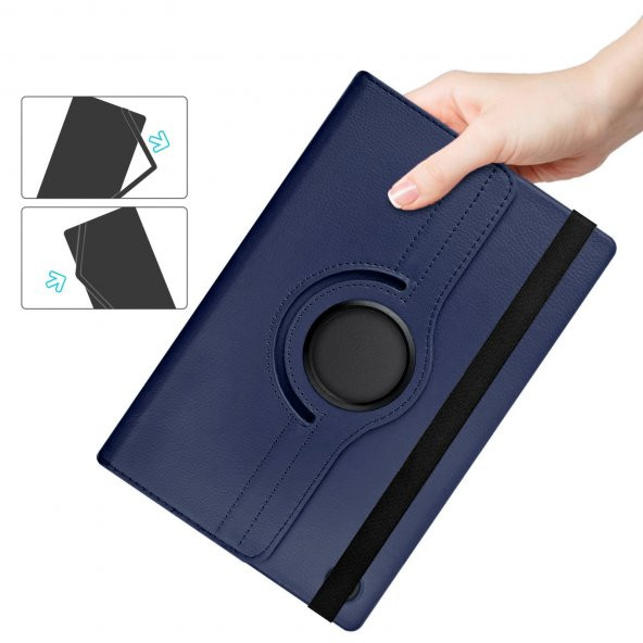 Xiaomi Redmi Pad Zore Dönebilen Standlı Kılıf - 11