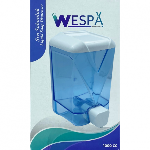 Wespa Plastik Şeffaf Sıvı Sabun Dispenseri 1000 ml. x 20 Adet - 2