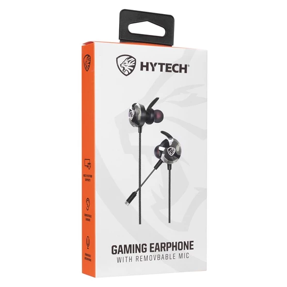 Hytech HY-GK4 3,5 Oyuncu Esnek Mikrofonlu Kamuflaj Kulakiçi Kulaklık - 2