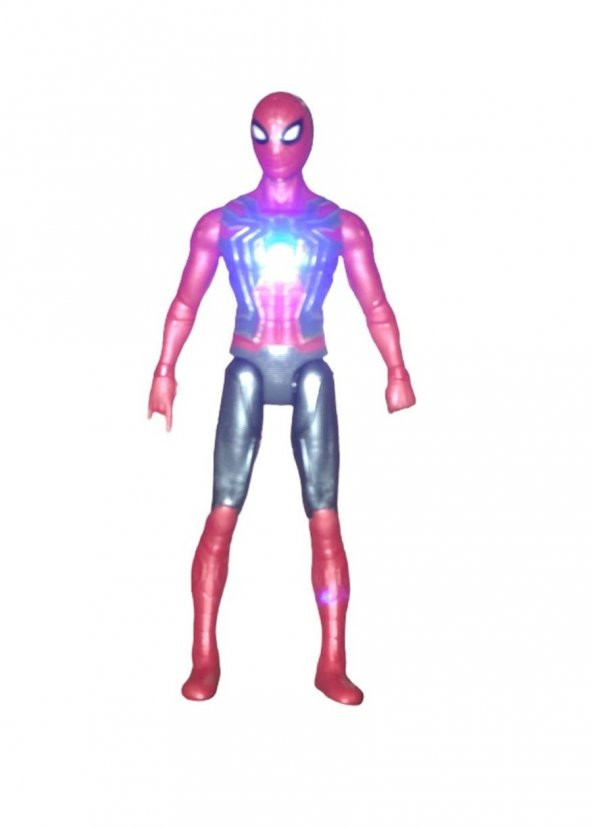 Spiderman Örümcek Adam 18 Cm Işıklı Karakter Oyuncak Figür - 3