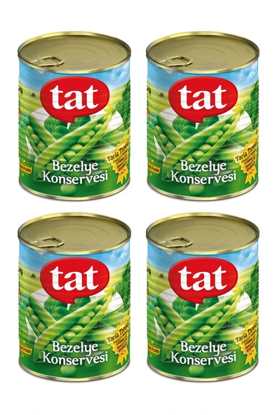 Tat Bezelye Konserve 830 gr 4 Adet