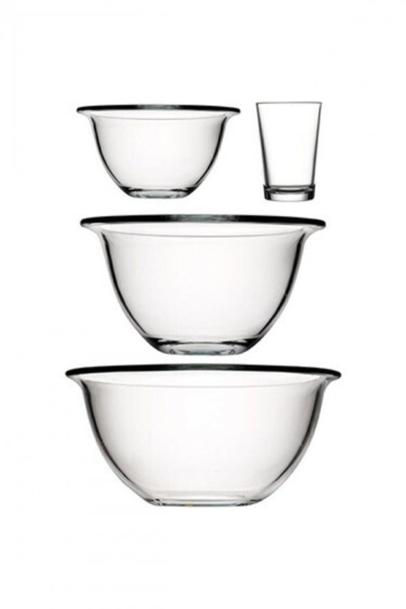 Paşabahçe arda türkmen hazırlık kasesi 4 lü hazırlık seti - 3