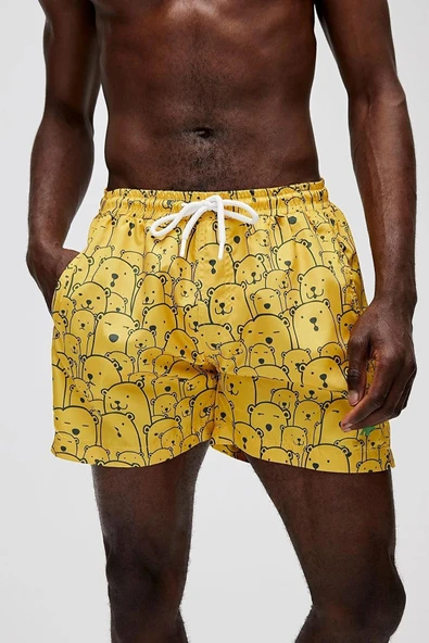 Bad Bear 21.01.09.011-C25 Whacabear Erkek Deniz Şortu - 3