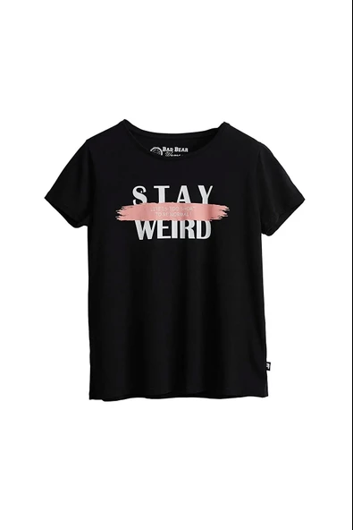 Bad Bear 21.03.07.008-C01 Stay Weird Tee Kadın Tişört - 6