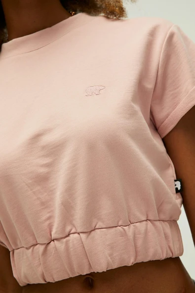 Bad Bear 21.03.12.001-C39 Emma Crop Kadın Sweatshirt - Resim 6