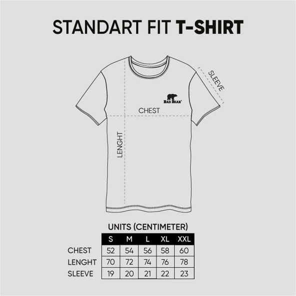 Bad Bear 22.01.07.012-C54 No Erkek Tişört - Resim 6