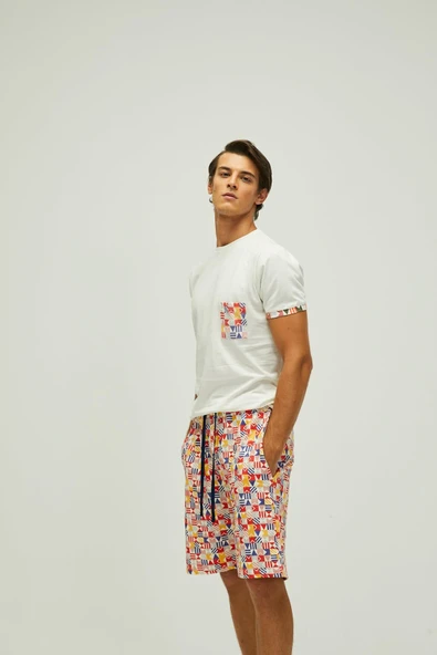 Bad Bear 22.01.07.020-C04 Flag Pocket Erkek Tişört - Resim 3