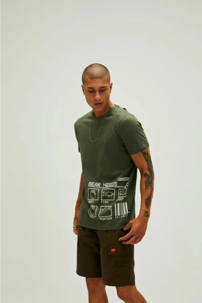 Bad Bear 22.01.07.016-C70 Bear Needs Erkek T-Shirt - 5