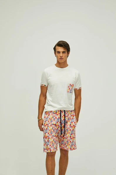 Bad Bear 22.01.07.020-C04 Flag Pocket Erkek Tişört - Resim 2