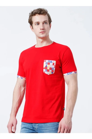 Bad Bear 22.01.07.020-C54 Flag Pocket Erkek T-Shirt - 4