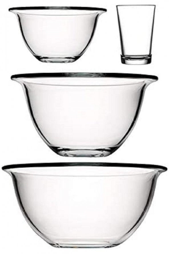 Paşabahçe arda türkmen hazırlık kasesi 4 lü hazırlık seti