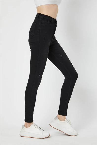 Bayan Füme Kot Pantolon 754343 - 4