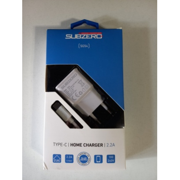 ASLANTİC subzero sg54 typ-c 2.2a şarj aleti