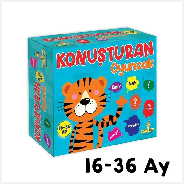 Y.Z. 16-24 Ay Konuşma ve Dikkati Geliştiren Cırt Cırtlı Etkinlik Kitabım ve 16-36 Ay Konuşturan Oyuncak İkili Seti - 3