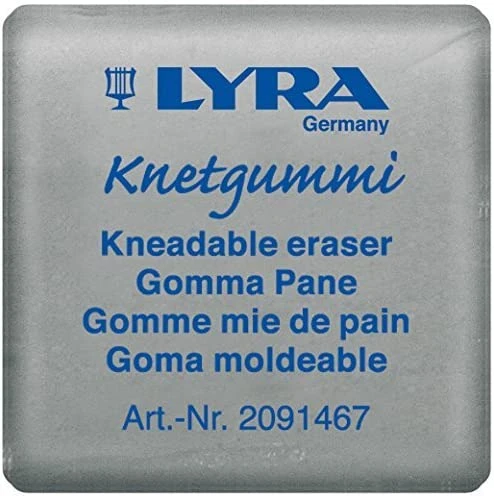 Lyra Plastik Kutulu Gri Hamur Silgi - 2