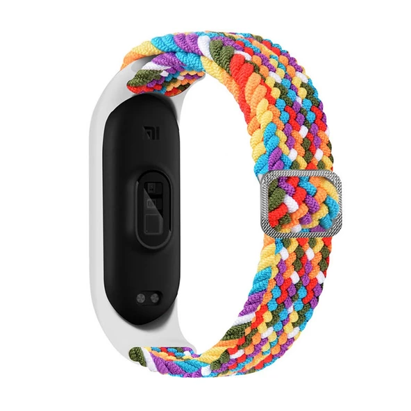 Xiaomi Mi Band 7 Kordon Tokalı Örgü Kordon - 7