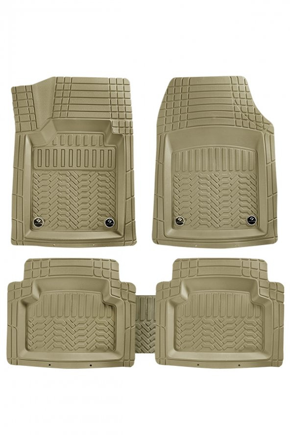 Opel Vectra C 2002-2008 Model ve Sonrası Uyumlu Oto Paspas 4D Maximum (Bej)
