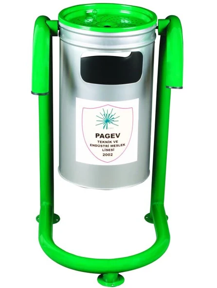 Okul Bahçesi Çöp Kovası