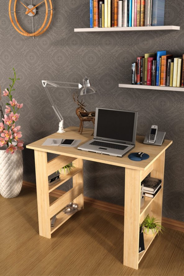 DEKORFİM Fimstore Yasemin Safir Meşe Çalışma Masası - 2