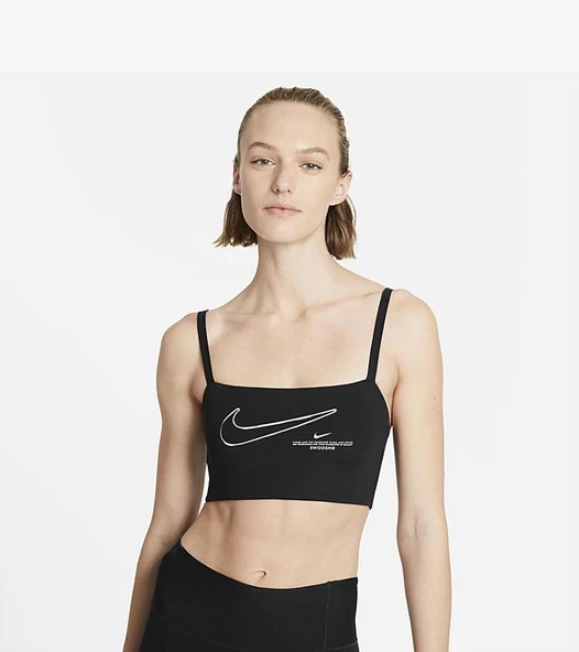 Nike Dri-Fit Indy Light-Support Padded Convertible DC5553-010 Kadın Bra - Sütyeni