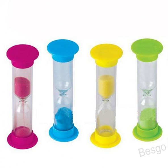 hureggo concept plastik kum saati 3 adet 3 ayrı renk