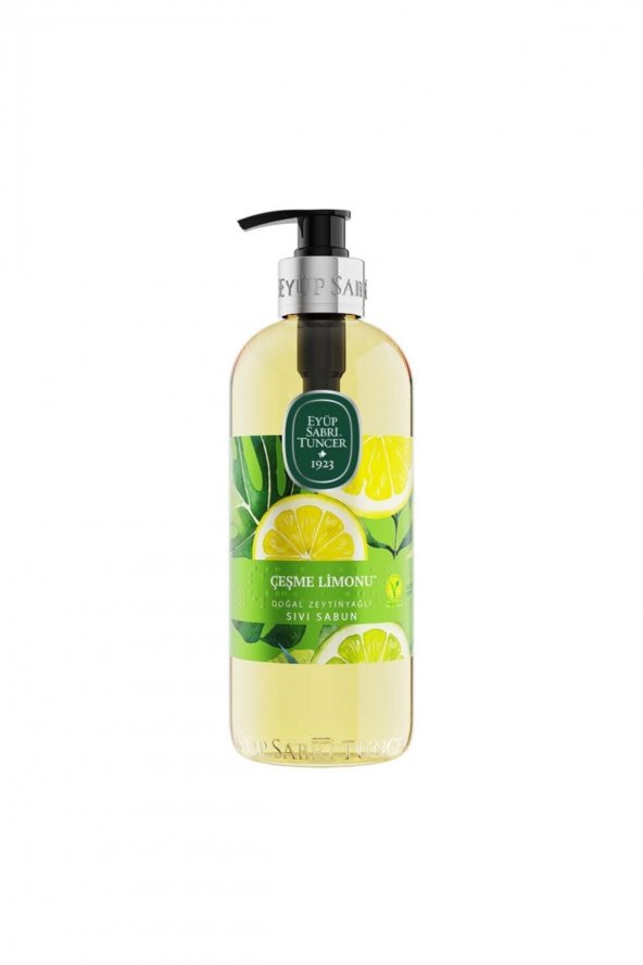 Çeşme Limonu Doğal Zeytinyağlı Sıvı Sabun 500 ml