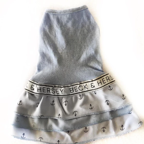 Blue Hersey Beck Kedi Elbisesi Kedi Kıyafeti - Resim 5