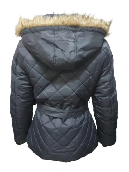 Tmberline Tb349 Kadın Kapüşonlu İçi Kürklü Şişme Mont - Resim 3