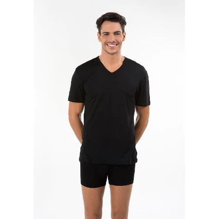 Kom Erkek V Yaka Atlet T-Shirt - Antonio